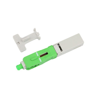 Em-bedded type Pre-polishing Wedge Lock Mechanism 52mm Length Fiber Mechanical Splice SC/APC Fast Connector