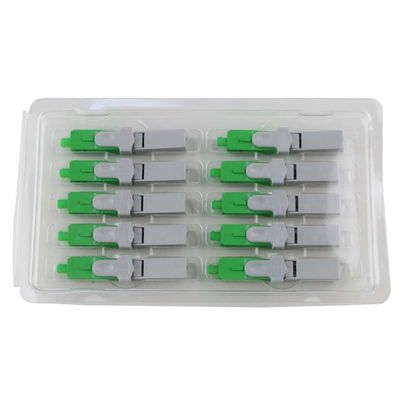 Alligator clip, front bar wedge, SM, 52mm, for drop cable, vertical input, sc apc fast connector