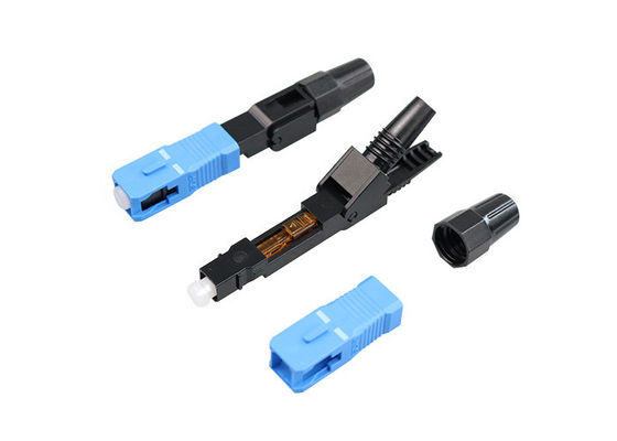 Right Angle 60dB FTTB  Fiber Optic Fast Connectors