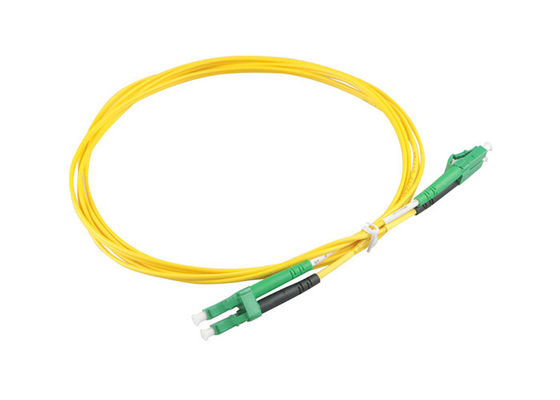 LC/APC-LC/APC, with Duplex Clips, LSZH, 2.0mm, Simplex, G.657A2, 2 meters Indoor Patch Cord