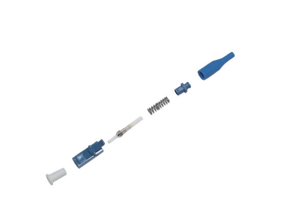 LC UPC 0.9mm SX Connector Fiber optical patch cord with short boot