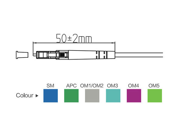 LC UPC APC  3.0mm SX Connector Fiber optical premise cable assemblies jumper patch cord