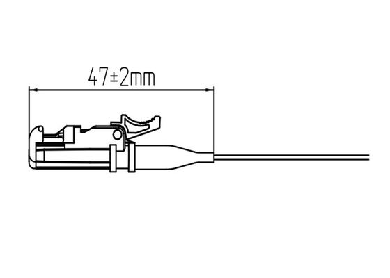 47mm E2000 Connector Sc Fiber Patch Cord