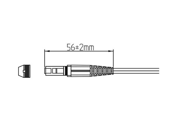 MTRJ 125μM Multimode Fiber Optic Patch Cords