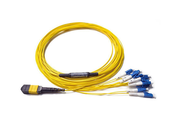 12 Core 0.9mm MPO-LC Fiber Optic Patch Cords