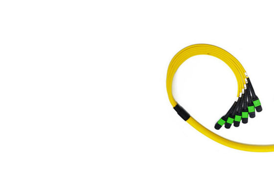 6 Core 24 Fibre OM3 Mpo Mtp Fanout Cable