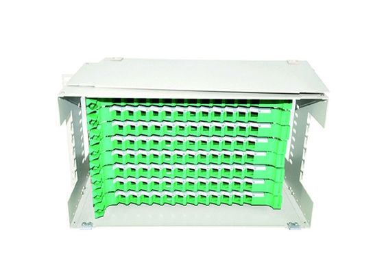 96 cores High density Fiber Optic Patch Panel Rack Mount Enclosure