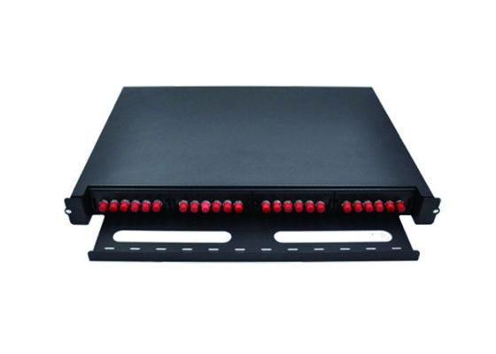 1 U 24 cores FC High Density MPO Fiber Optic Patch Panel