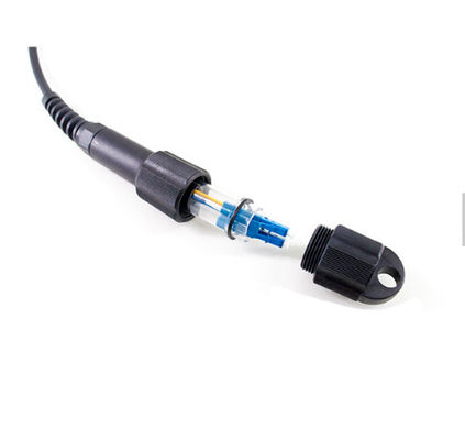 Outdoor Harsh Environment FTTA Solutions ZTE-PDLC Waterpoof Connector Optical Fiber Cable Assemblies