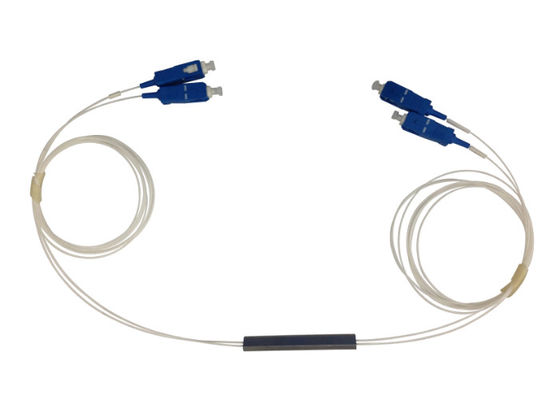 SM-G.657A2 0.9mm PON Fiber Optic Splitter 2x2