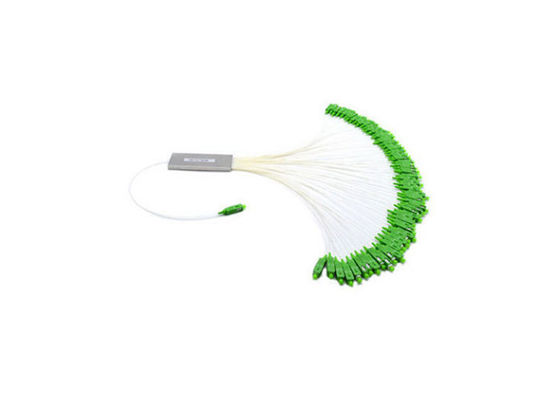 Steel Tube 1650nm 1x64 Mini PON Fiber Optic Splitter