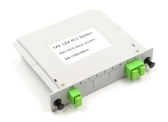 FTTx SM-G.657A2  Plastic LGX 1x2 Plc Splitter