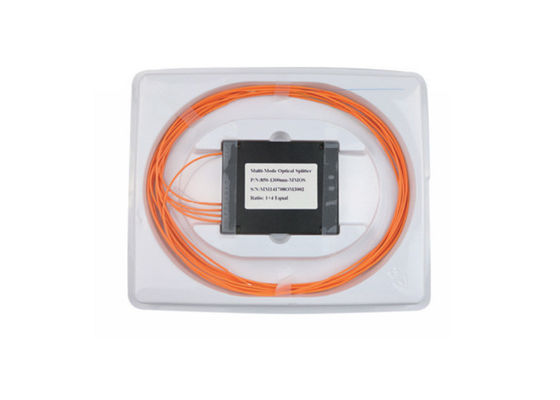 Module type 1x4 PLC 1Meter PON Fiber Optic Splitter