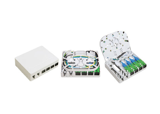 FTTB 4 Port Fiber Termination Outlet Box