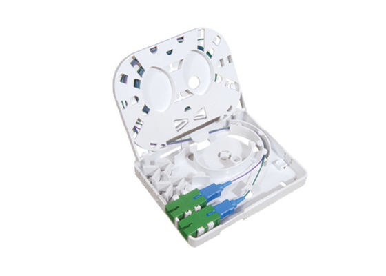 105*82*22mm 2 Core Yogel Indoor Fiber Optic Termination Box Fiber Optic Terminal Box