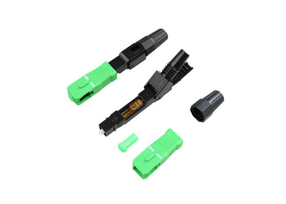 FTTH Quickly Drop Cable Termination Mechanical Splice SC/APC  Single Mode 60mm Fiber Optic Fast Connector for ONU & Node