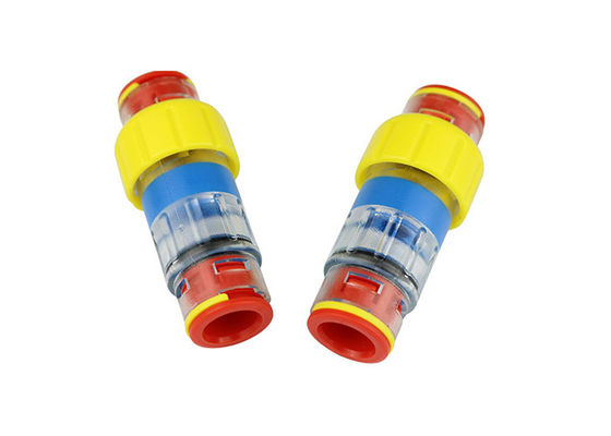 Gas Block Micro duct Connectors with Locking Clips