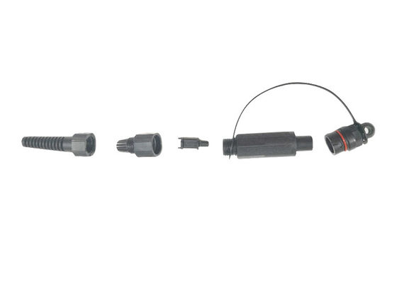 Outdoor Mini-SC/APC Water-poof Reinforced 02-type Field Installable Fast Connectors for Harsh Environment Interconnect