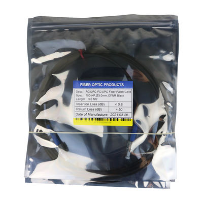 Nufern Coherent 780-HP Fiber Type Single Mode FC/PC Fiber Optic Patch Cables