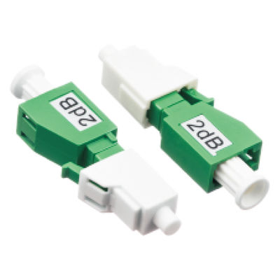 Plug-type LC Single-mode Male to Female (M2F) Buildout Attenuators