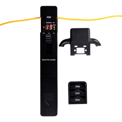 Handheld Optical Fiber Identifier, High Power type for Cable TV, w/ 250μm, 900μm, 2.0mm, 3.0mm Adapter Heads