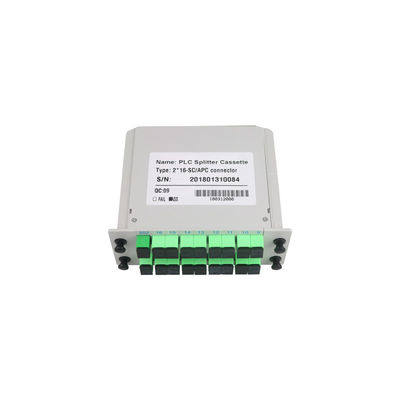 Optical Distribution Network (ODN) 1260 to 1625 nm All Wavelength Even Split Ratio LGX G.657A2 1/2x16 PLC Splitter