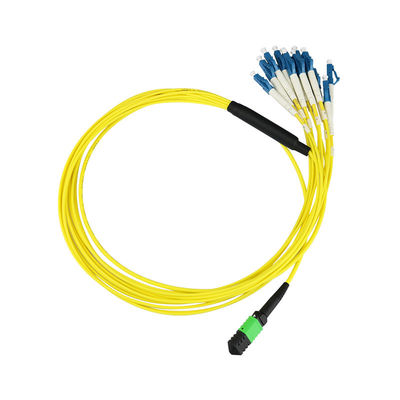 SENKO, LSZH 12F, Type B, Pre-terminated MPO to LC Harness Patch Cords