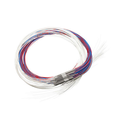 1310/1550nm Dual-window 0.9mm Mini Tube 1x2 or 2x2 Fused Biconical Taper (FBT) Single-mode Standard Optical Splitter