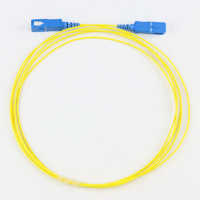 1.2mm Cable Diameter, SC/UPC-SC/UPC, LSZH, Simplex, G.657A2, 3 meters Indoor High Performance Fiber Optic Patch Cords