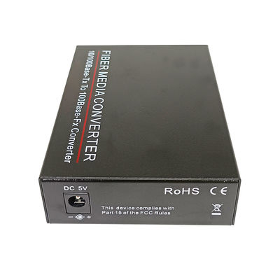 Gigabit Media Converter, 10/100/1000Mbps, 1xRJ45, 1xOptical Port, SM, 1310nm Tx / 1550nm Rx, 20KM, External Power Supply