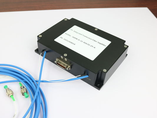Dual-channel Optical Fiber Amplifier for Spaceborne Laser Communication