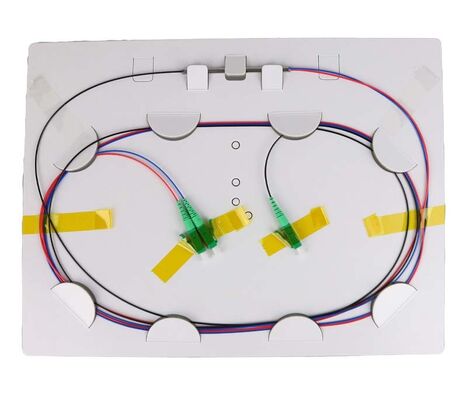 مقسم PLC للألياف الضوئية متوافق مع Telcordia GR1209، تخصيص حسب الطلب، مثالي لتطبيقات الشبكات البصرية والتوزيع