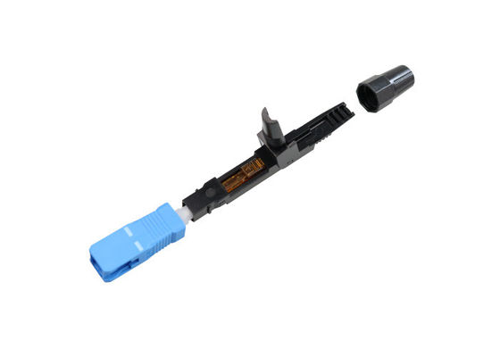 Right Angle 60dB FTTB  Fiber Optic Fast Connectors