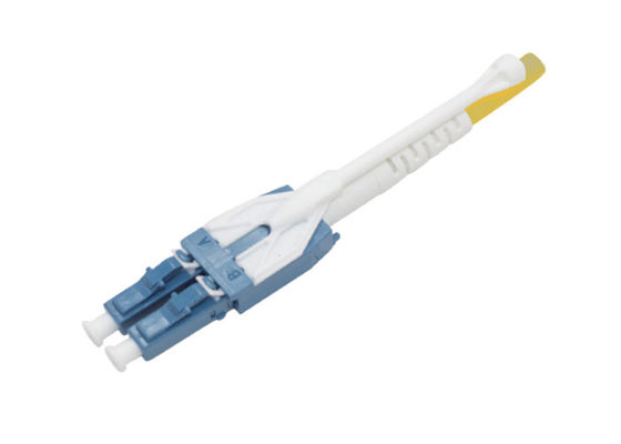 SM MM Fiber Optic Patch Cords Duplex LC Uniboot Connector With Bar Upc Apc Cable Assemblies