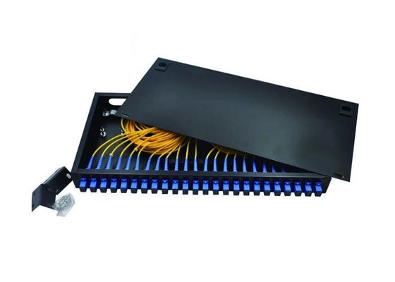 19 inch ODF SC SM optical fiber distribution frame 12 cores 24 core fiber patch panel ODF