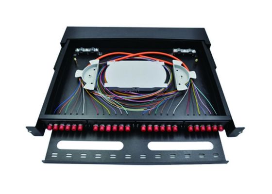 1 U 24 cores FC High Density MPO Fiber Optic Patch Panel