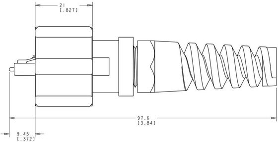 IP67 ODVA - LC UPC Fiber Optic Cable Assembly Connector