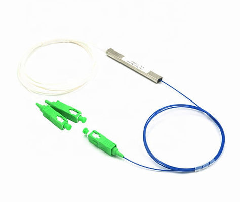 Mini 1x2 PLC FTTB PON Fiber Optic Splitter