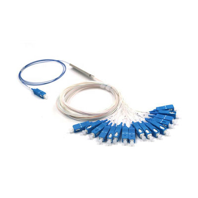 Single Mode ISO9001 SC UPC 1x16 PON Fiber Optic Splitter
