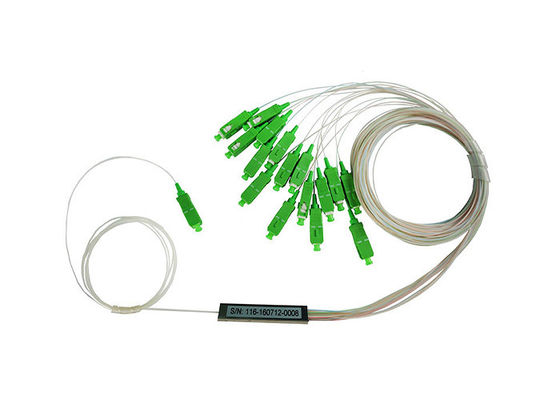 Steel Tube 1*16 0.9mm 1.5M PON Fiber Optic Splitter