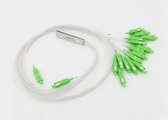 FTTH 3.0mm Mini SC APC 2x16  Steel Tube Plc Splitter