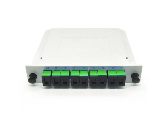 1x8 SC APC Simplex SM MM Cassette PLC Splitter