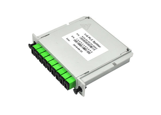 1x8 SC APC Simplex SM MM Cassette PLC Splitter