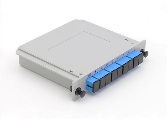 100mm 1650nm LGX PON Fiber Optic Splitter 1x8