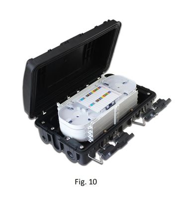 Waterproof Yogel FTTH 96 Cores Fiber Optic Splice Closure