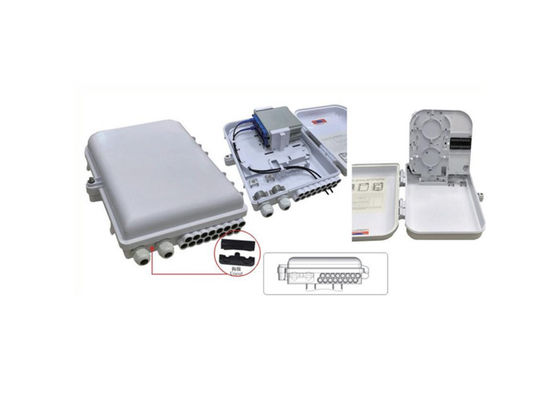 FTTH 300*230*75mm 16 Cores Fiber Optical Splitter Box