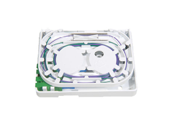 105*82*22mm 2 Core Yogel Indoor Fiber Optic Termination Box Fiber Optic Terminal Box