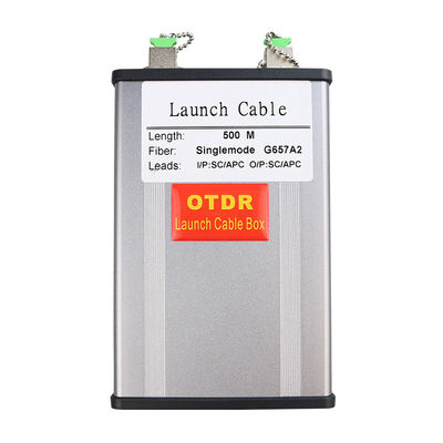 Aluminium 500m OTDR Launch Cable Box SC/APC-SC/APC