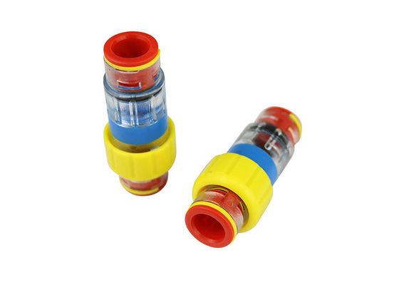 Gas Block Micro duct Connectors with Locking Clips
