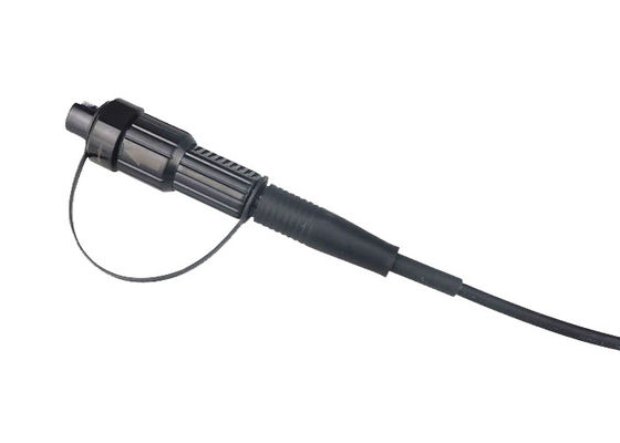 Outdoor FTTA Water-proof Mini-SC/APC Reinforced Cable Assemblies for Harsh Environment Interconnect